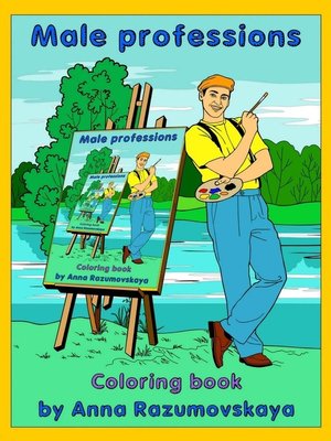 cover image of Male professions. Coloring book